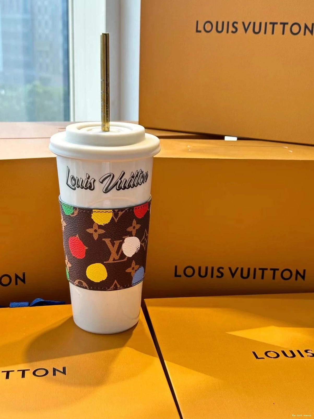STRAW LOUIS CUSTOM AND CUP 0808